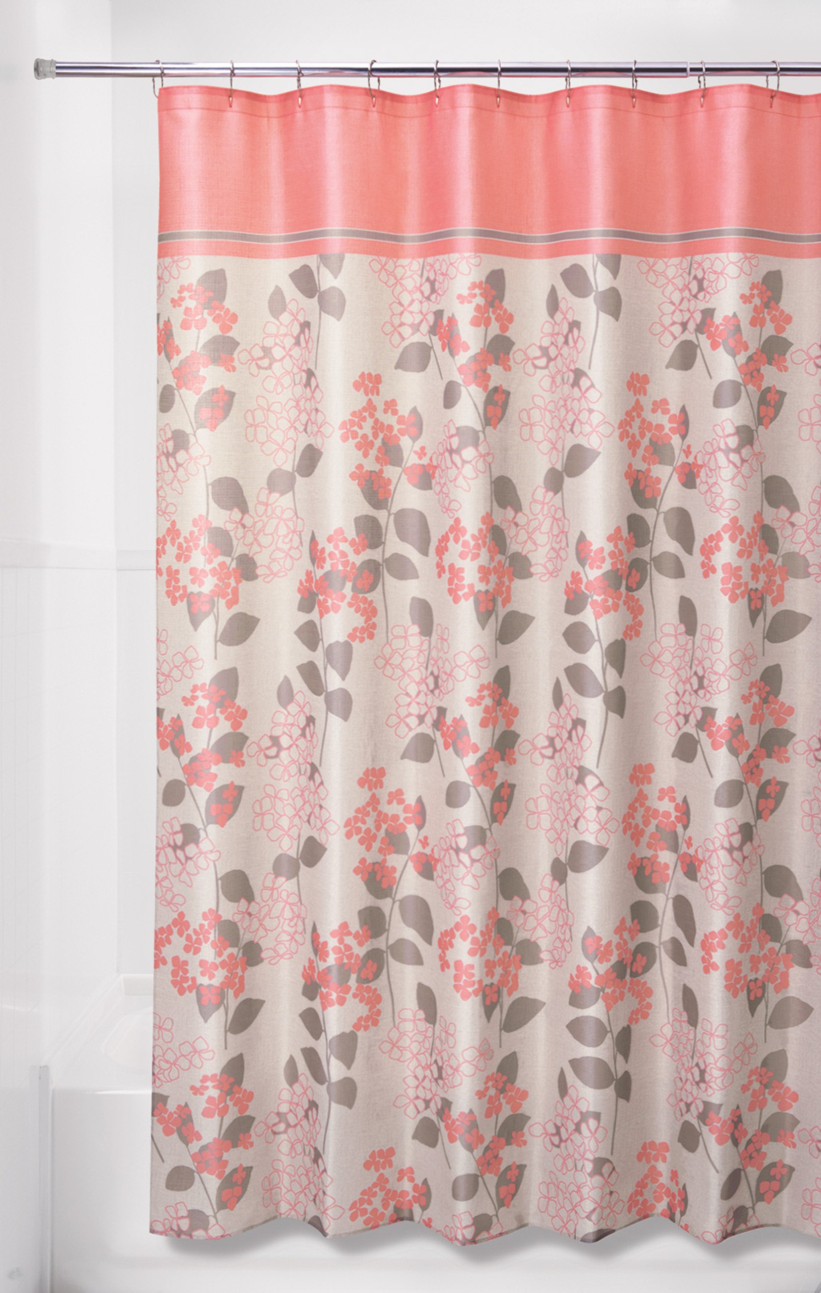 Floral Shower Curtain Floral Shower Curtain